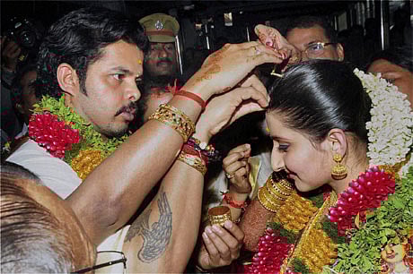 Sreesanth Ties Knot with Jaipur Royal Family Girl