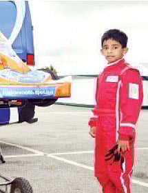 Ruhaan makes karting history