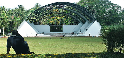 Stage set to breathe in fresh air