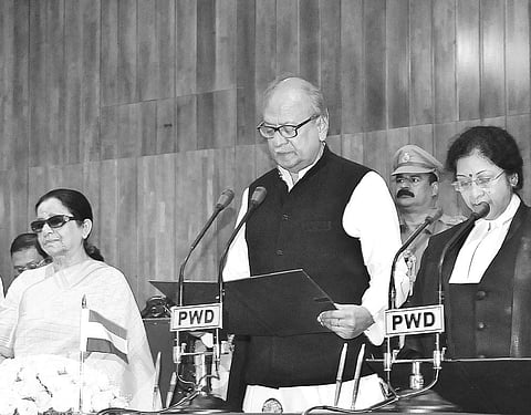 Nikhil Kumar sworn in Governor