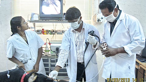 Canine breathes easy after close shave