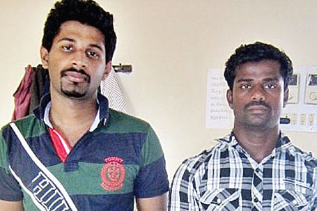 Rowdy, doctor extort money from college students, held