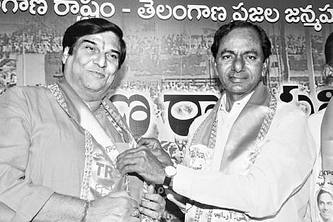 Ramanachary joins TRS, inducted into politburo