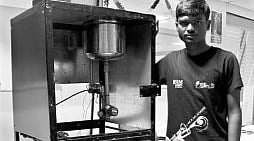 His dosa machine makes 1,200 dosas per hour