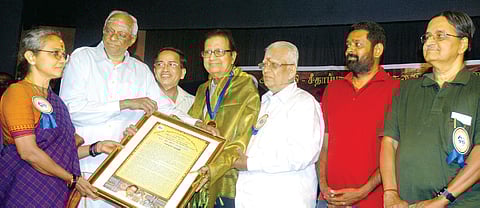 Muralist Natanam honoured