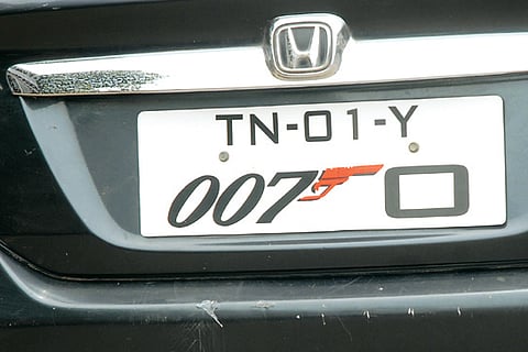 Fancy number plates to get the whip again