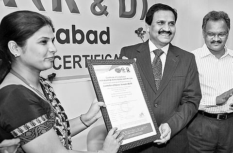 CDA (R&D) awarded ISO certificate