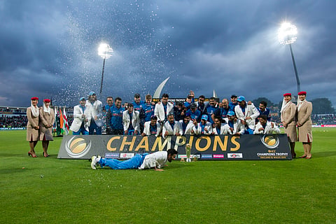 India lift ICC Champions Trophy 2013!