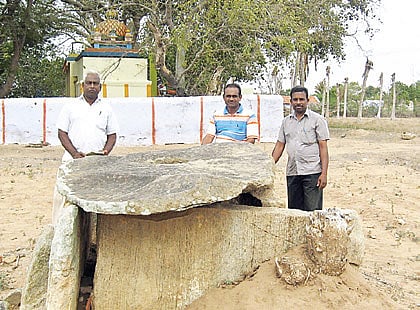 Megalithic age burial site found near Udumalpet