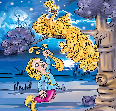 Legend of the glowing firebird