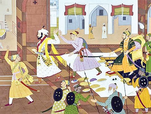 Last fragments of the Mughal empire