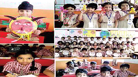 Calligraphy and Art of Cottage Craft at Narayana