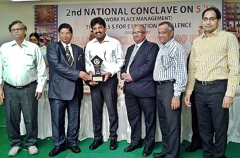 Excellence Award in '5S' Implementation for Visakhapatnam  Steel Plant