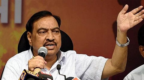 Former Maharashtra minister Eknath Khadse