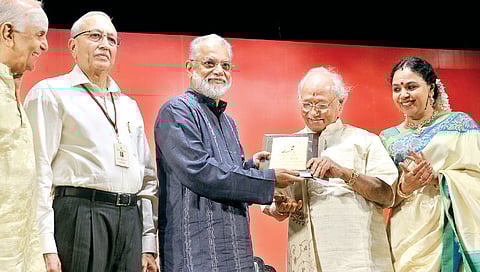 T V Gopalakrishnan Honoured