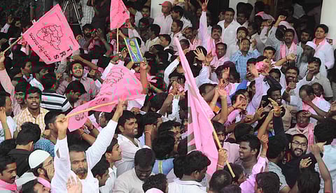 TRS Storms to Power in Telangana, TDP in Seemandhra