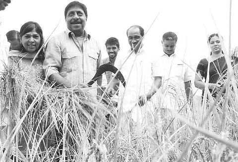 Sreenivasan Reaps a Rich Harvest, Sows Seeds of Inspiration and Hope