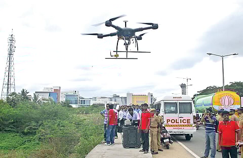 Sleuths Scan Crime Spot Near Siruseri