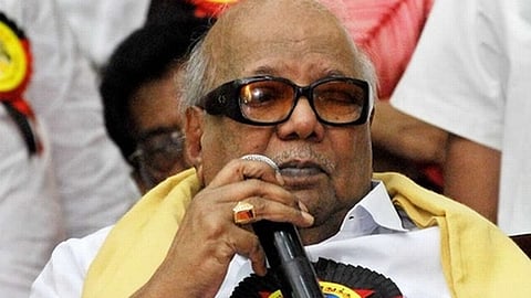 Karunanidhi Flays Modi for Attacking DMK