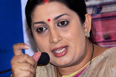 Rahul Gandhi Can't Speak for Even Two Minutes Sans a Note: Smriti Irani