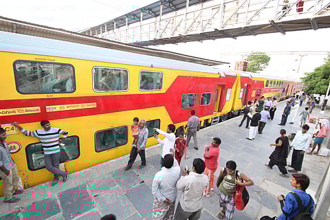 Double Decker Train Begins Maiden Journey