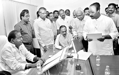 Nayani, Naik Take Oath as MLCs