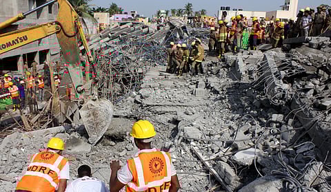5 Held for Chennai Building Collapse; 11 Bodies Recovered so far