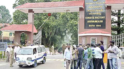 Eight Hurt in Cordite Factory Blast