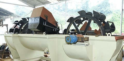 Engg Students Come up with Sand Separator