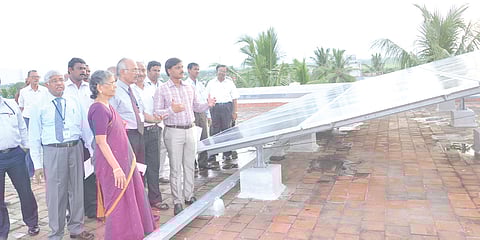 Solar power plant in city college to meet 25 percent of energy demands