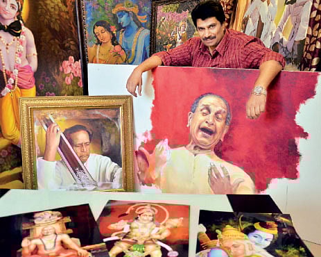 Epic Brush with Ragas and Text