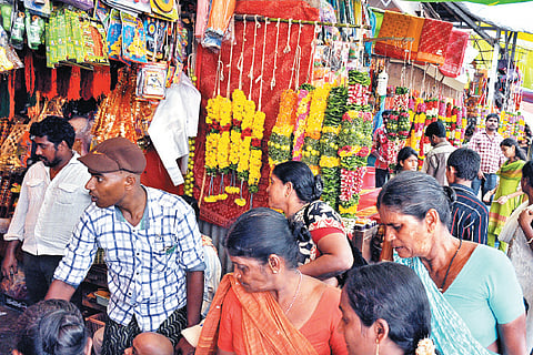 Selling Commodities Above MRP A Routine for Vendors Atop Indrakeeladri
