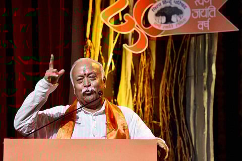 RSS chief Mohan Bhagwat. 