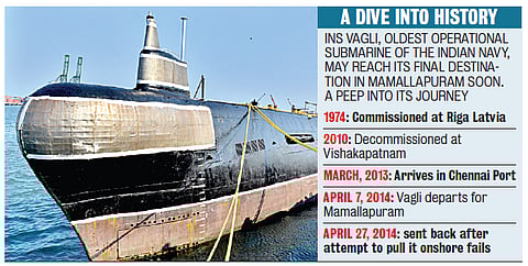 Sea Dredging Mooted to Take Sub to Mamallapuram Shores