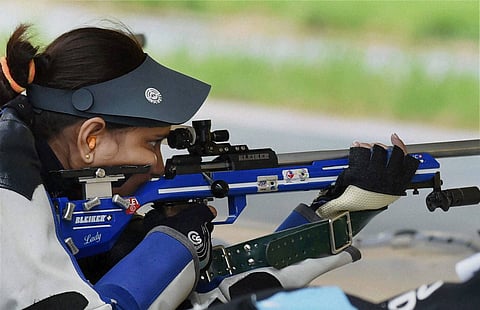 India Win Bronze in Women's Double Trap Team Event