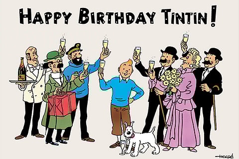 Cartoon Character Tintin is 86, Expresses Solidarity With Paris Terror Victims