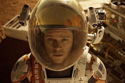 Matt Damon in a scene from the film, "The Martian." |AP