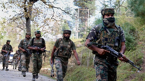 Acting on specific information, a joint contingent of police and the army launched a search operation in Ahrama village after receiving inputs about the presence of militants.