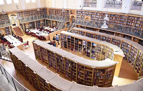 Books in the Midst of a Rose Garden