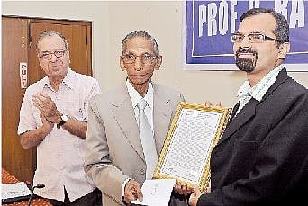 Prof G Ram Reddy Award Conferred on Sony Pellissery 
