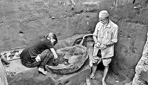 Iron Age Urns Excavated in Auroville