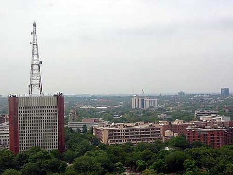 Aerial view of the AIR headquarters in New Delhi. (Wikimedia/Creative commons)
