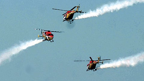 300 foreign firms along with 54 ministerial and other high-level delegations from several countries will take part in 'Aero India' show in Bengaluru. (File Photo)