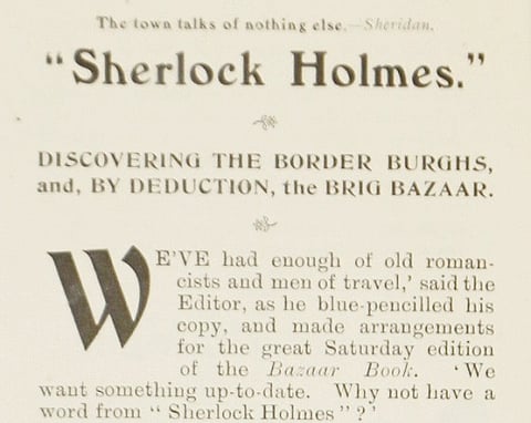 Case of the Lost Sherlock Holmes Story