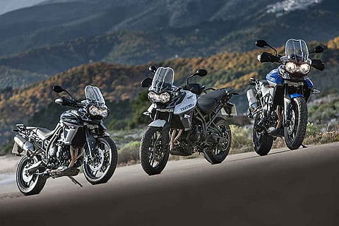 Triumph Tiger XRc and XCx Launched at Rs. 11.6 Lac and Rs. 12.7 Lac Respectively