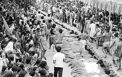 Danda Nata Ends with Offering of Blood