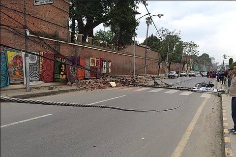 Pictures of Earthquake in Nepal and India