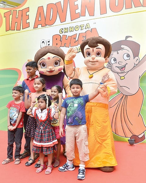 Tiny Fans Get to Meet Chhota Bheem