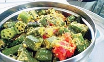 Achari Dahi Bhindi