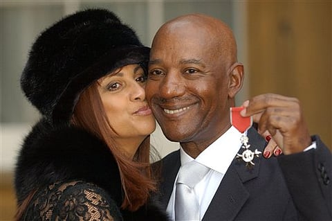  singer Errol Brown with his wife Ginette. |File Photo: AP